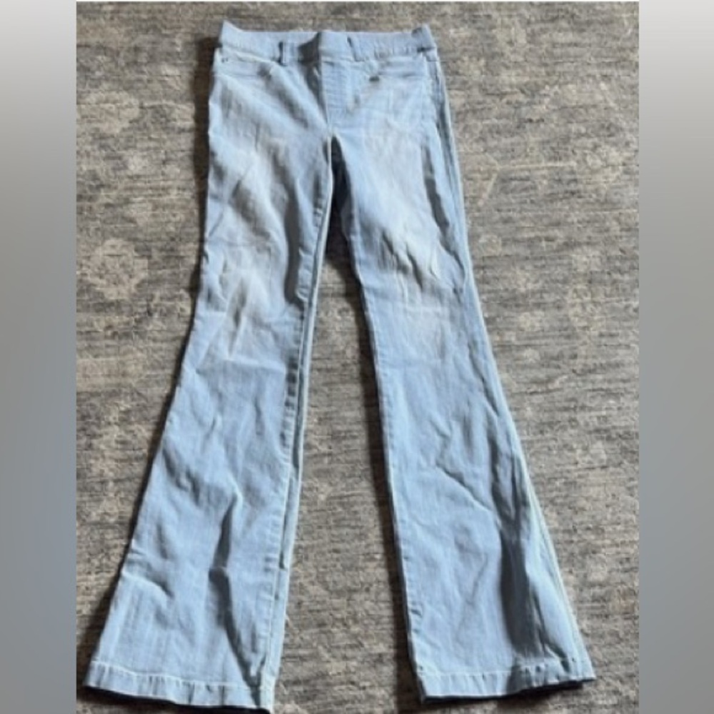 Spanx medium Light Blue Flared Jeans